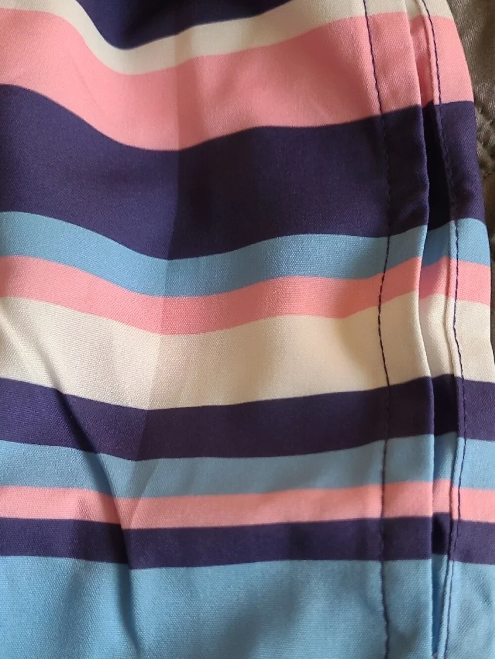 Purple Stripe Men's Swim Shorts